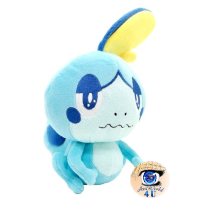authentic Pokemon plush Sobble San-ei 18cm (met vin)